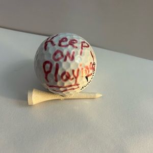 “Keep on Playing” golf momento
